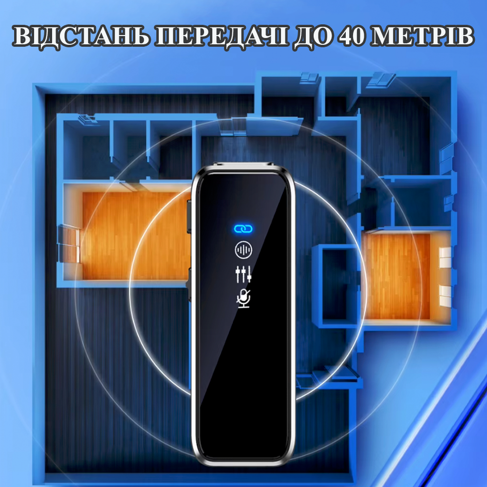 Микрофон петличный беспроводной Savetek M3 2в1 для телефонов Android и iPhone 15/16 Type-C adapter Черный - фото 6