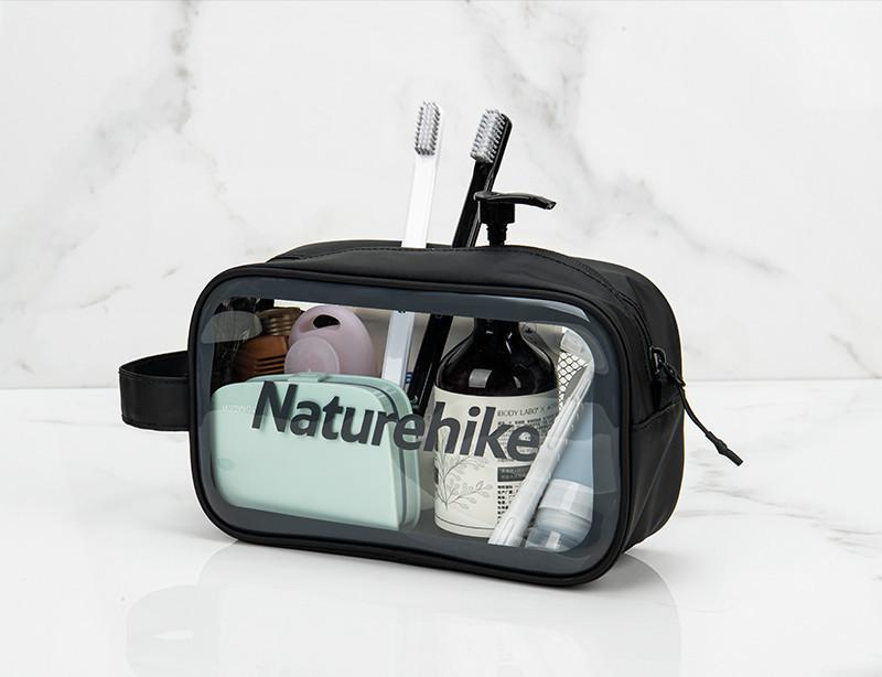 Несесер Naturehike NH20SN007 Fashion Series Toiletry Bag M Black - фото 3