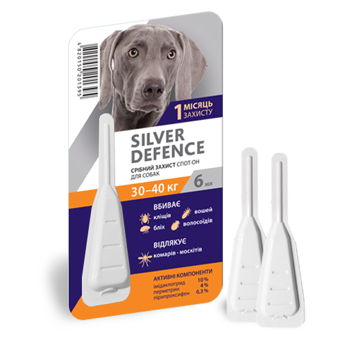 Протипаразитарні краплі для собак Silver Defence 6 мл (002009)