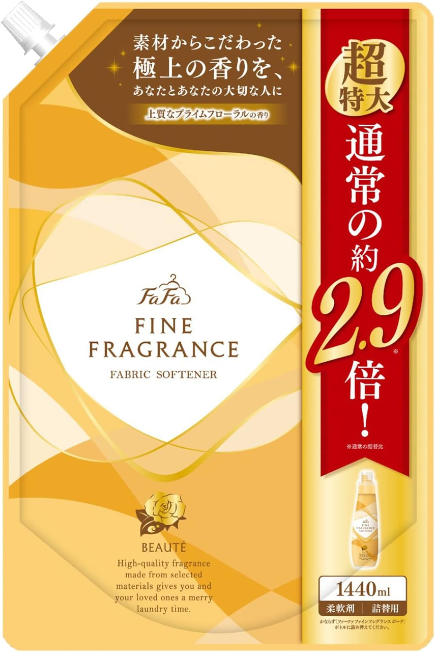 Кондиционер-ополаскиватель для белья FaFa Fragrance Beaute с антистатическим эффектом 1440 мл (670232)