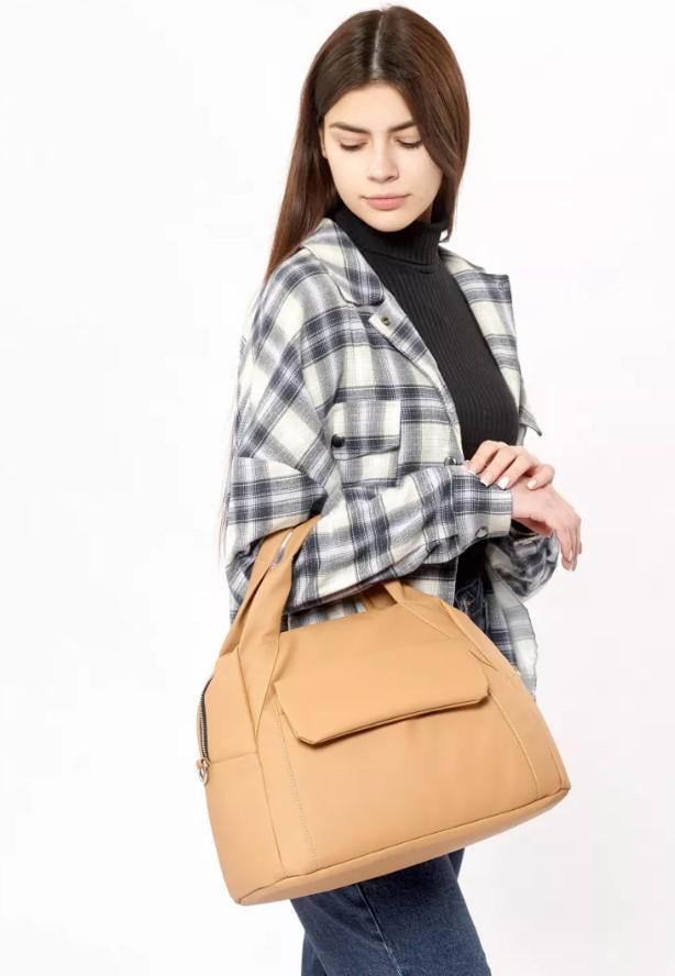Спортивная сумка Sambag Vogue BKS Бежевый (90153026)