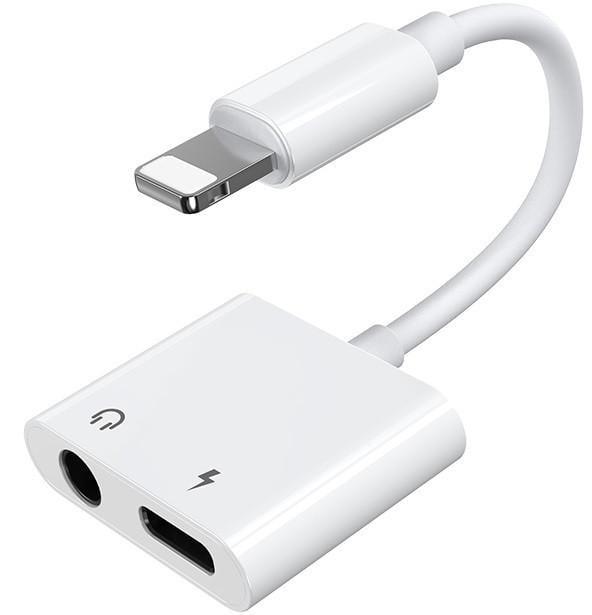 Переходник сплиттер для iPhone Veetone JBC029 Lightning Audio IOS13 (1499)