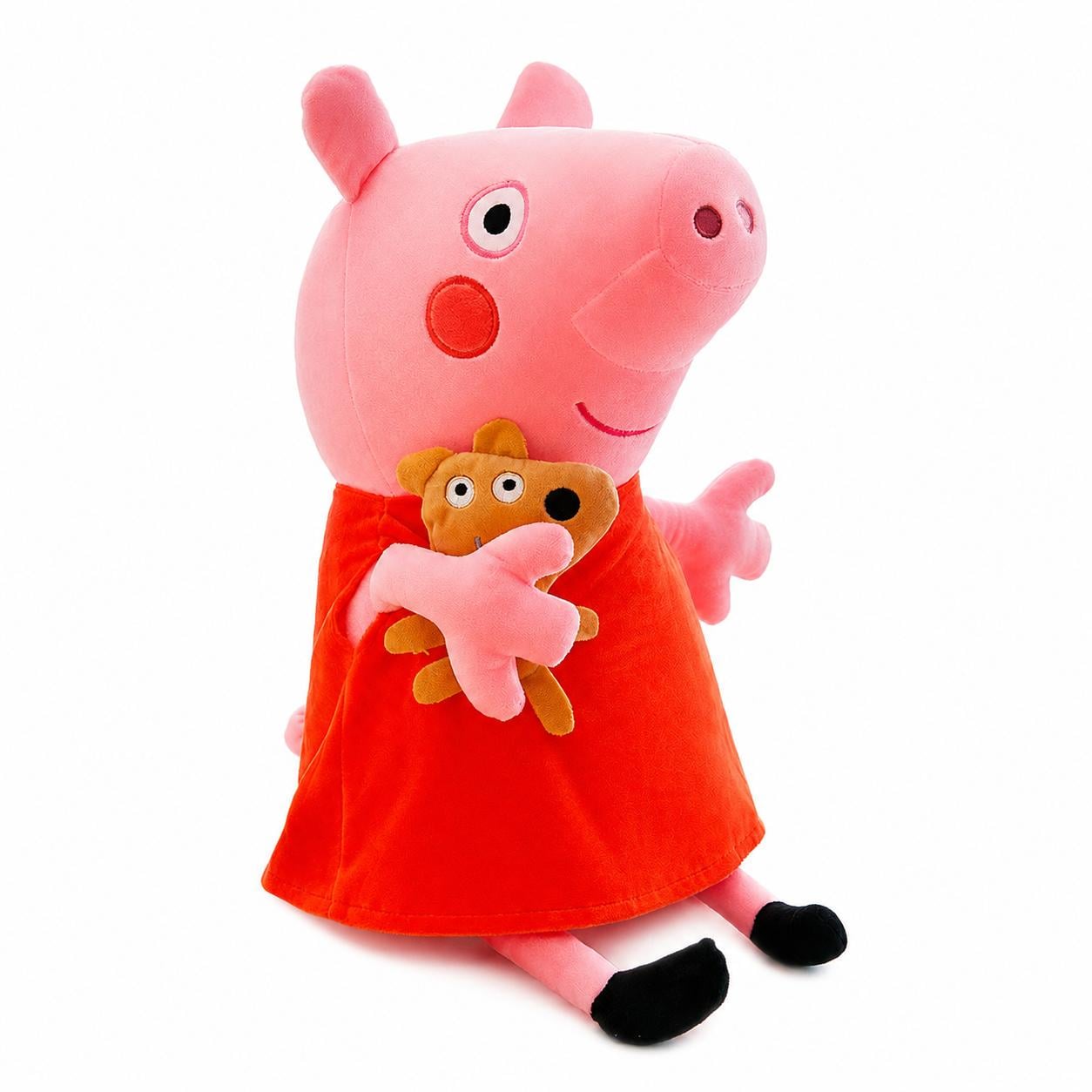 Мягкая игрушка Свинка Пеппа с мишкой Peppa из семьи Пеппа 30 см (52423)