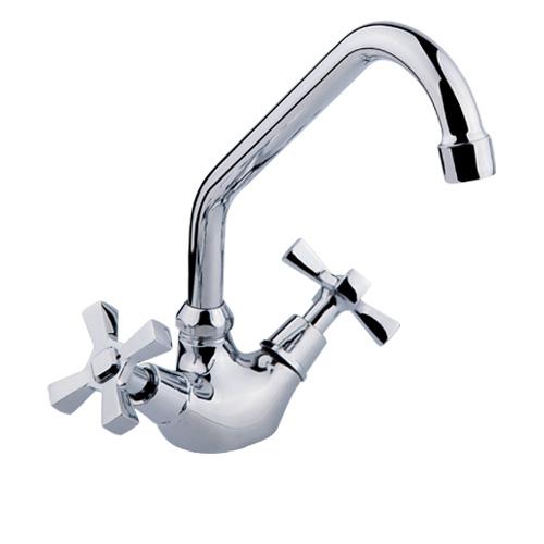 Смеситель для кухни Sanitary Wares Omega 271F SWOME271F двухвентильный Хром (110751)