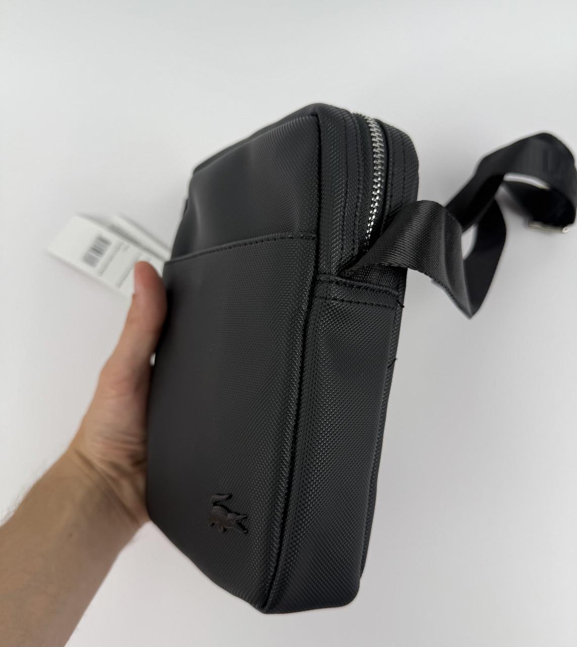 Барсетка Lacoste через плечо Черный - фото 5 Барсетка Lacoste через плечо Черный - фото 5