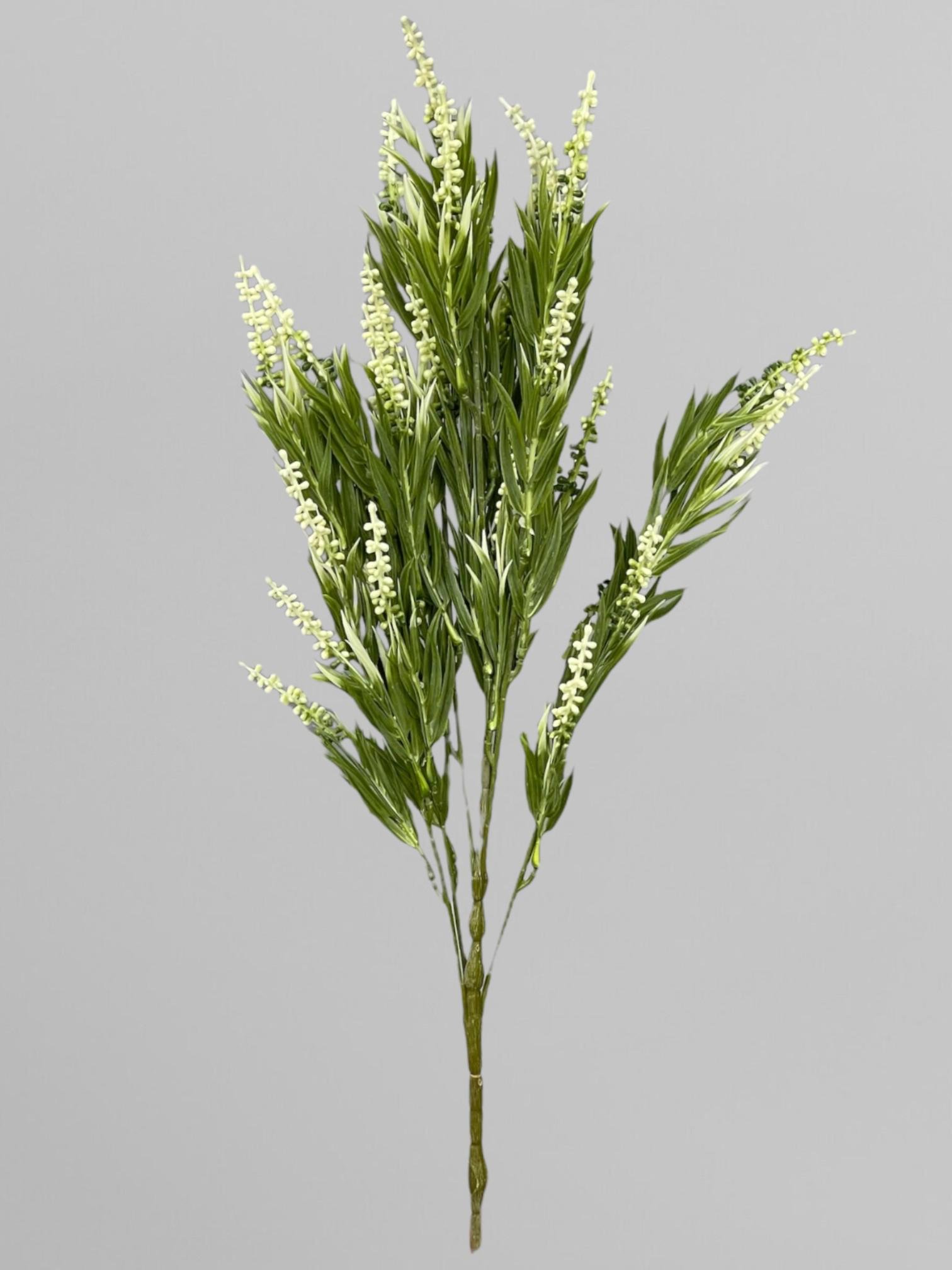 Искусственная лаванда в букете 58 см Белый (К13185)