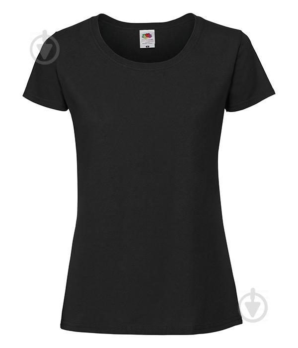 Футболка Fruit of the Loom Premium S Черный (061424036S)