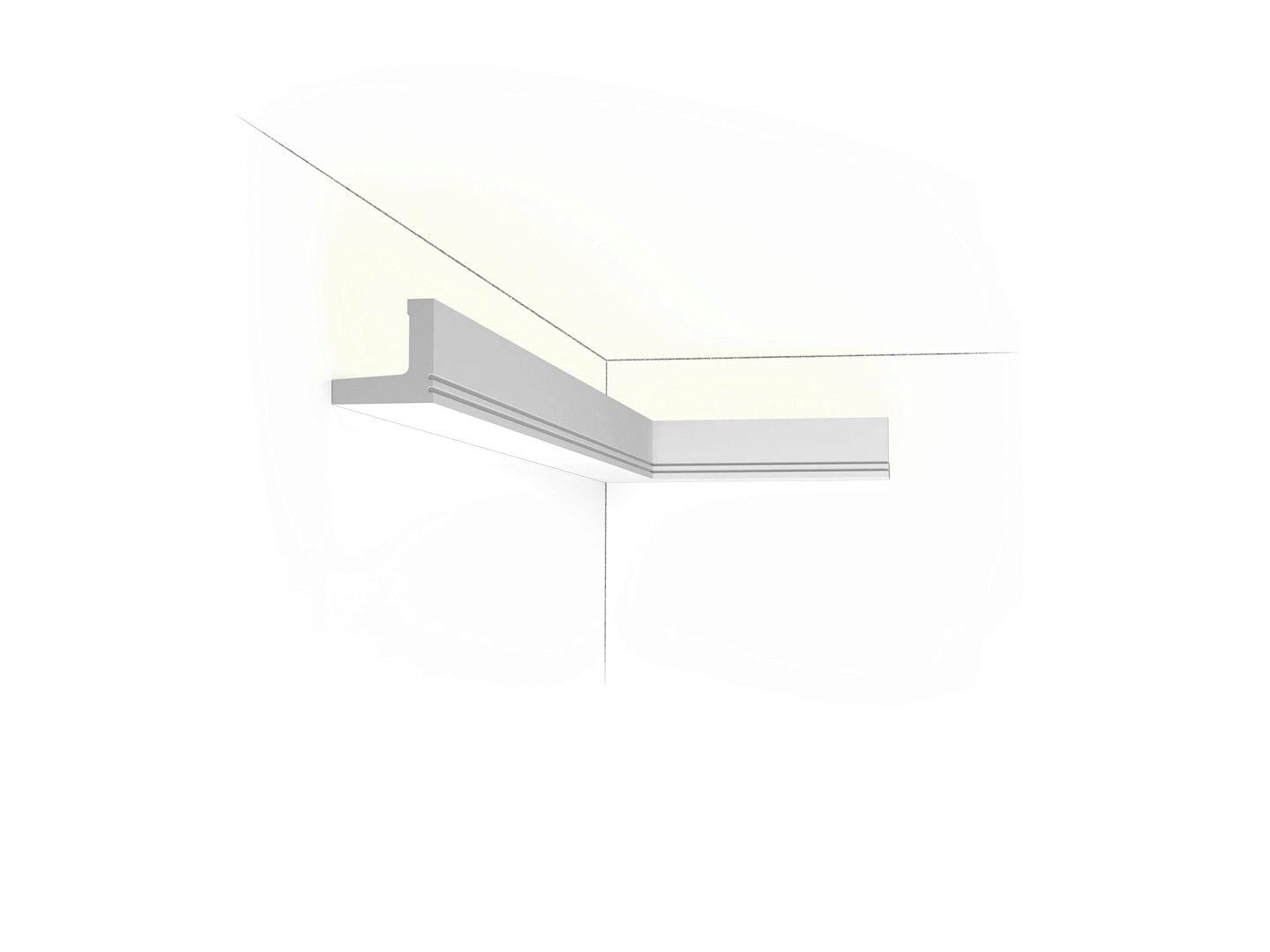 Карниз полиуретановый Orac Decor C361 жесткий 50х50x2000 мм (28954895)