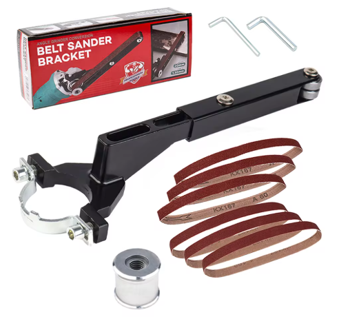 Адаптер-насадка стрічкова для шліфмашинки на болгарку моделі 100/115/125 зі стрічками 6 шт. (1005007676575044)