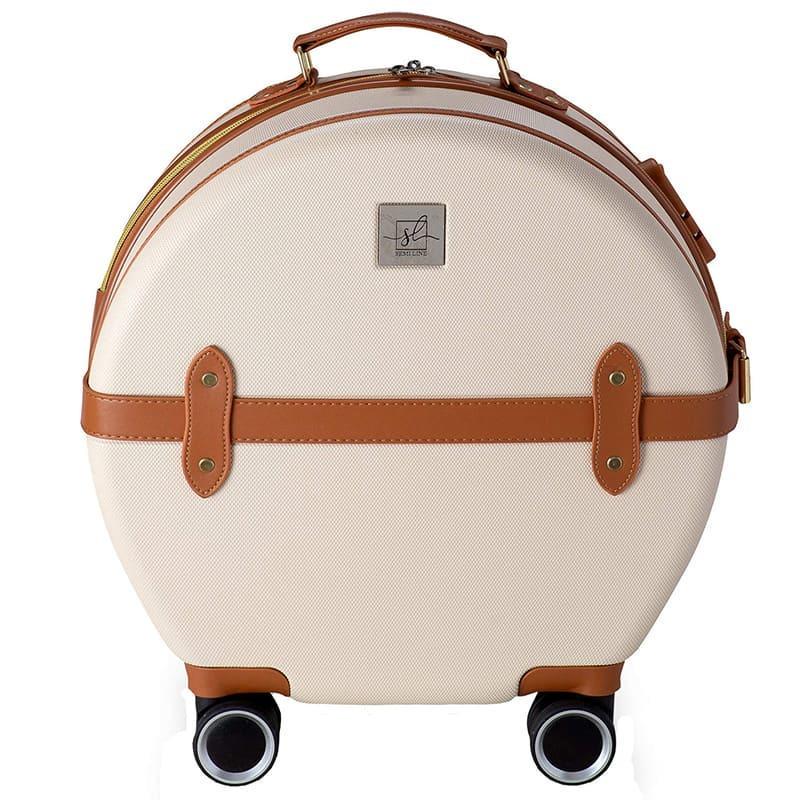 Валіза SEMI LINE 24" M 49 л Ecru/Brown (DAS302667) - фото 2