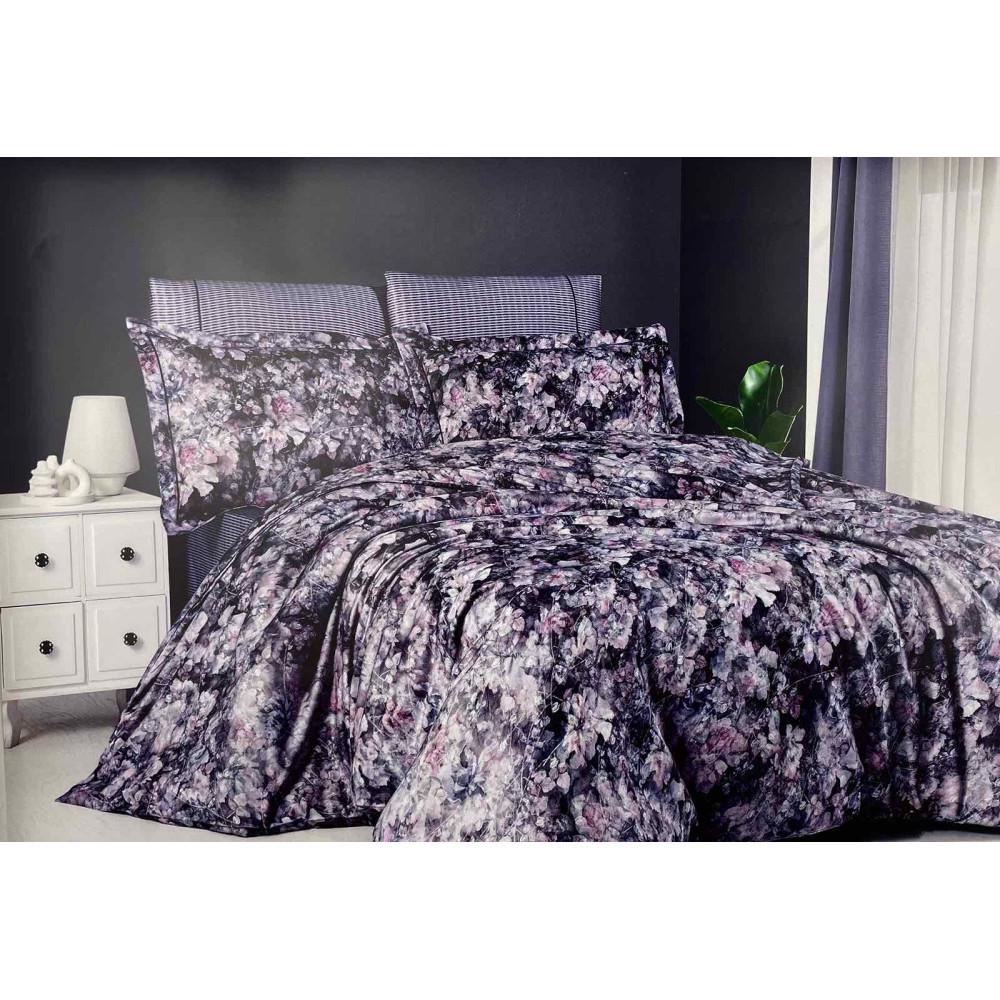 Комплект постельного белья Maison D'or Yolanda тенсел евро Dark purple (2000022282504)