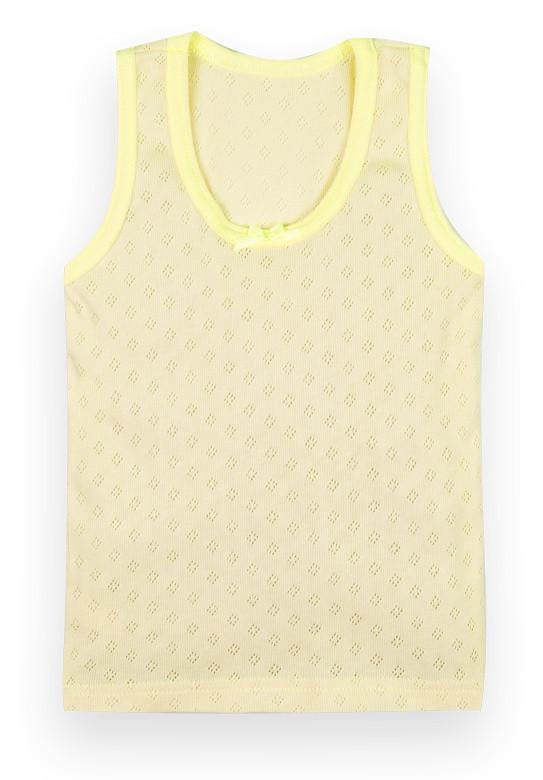 Майка детская хлопковая для девочки Gabbi MKD-21-4 98 см Желтый (12906)