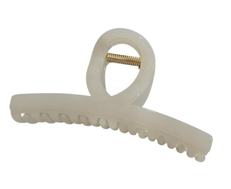 Крабик для волосся ANbeauty 11 см Молочний (AN0103483) Крабик для волосся ANbeauty 11 см Молочний (AN0103483)