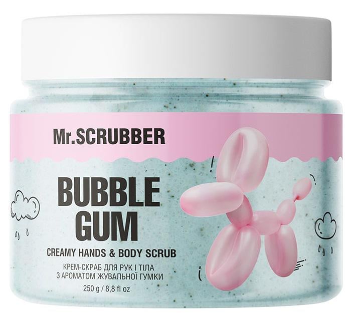 Крем-скраб для рук і тіла Mr.SCRUBBER Bubble Gum з ароматом жувальної гумки 250 г