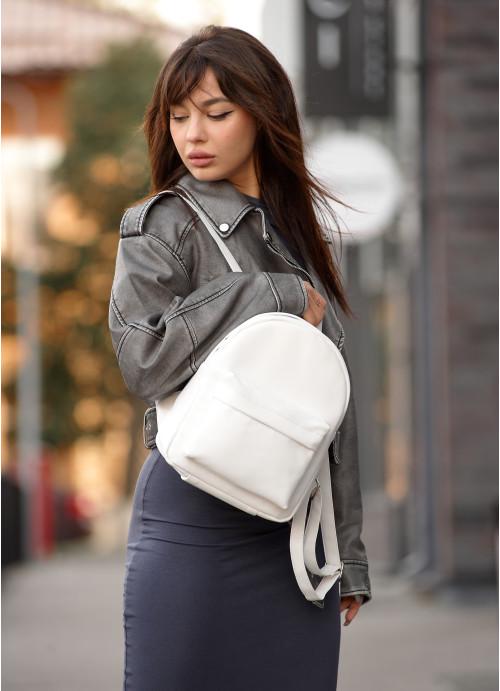 Городской рюкзак женский Sambag классический Белый (6720221029)