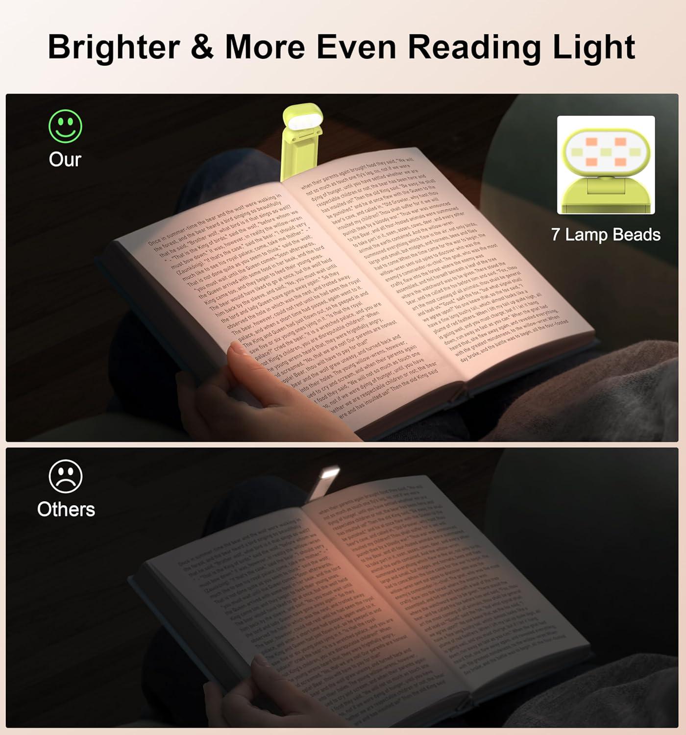 Настільна лампа для читання акумуляторна Gritin LED Book Light 500 mAh до 80 г роботи Emerald Green (G1313) - фото 3 Настільна лампа для читання акумуляторна Gritin LED Book Light 500 mAh до 80 г роботи Emerald Green (G1313) - фото 3