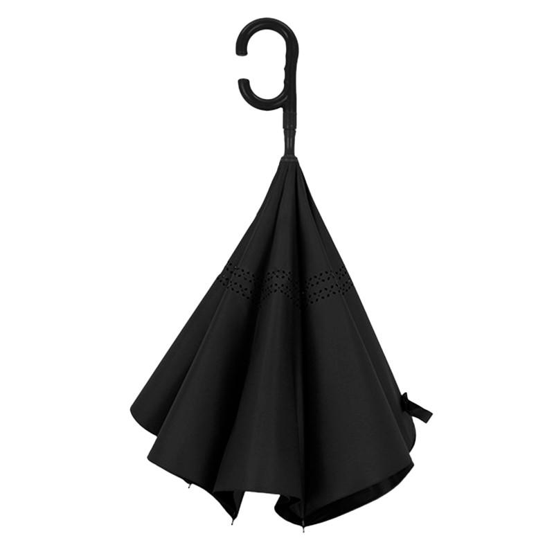 Зонтик наоборот Up-Brella 1166 108 см Black (2333501781) - фото 2