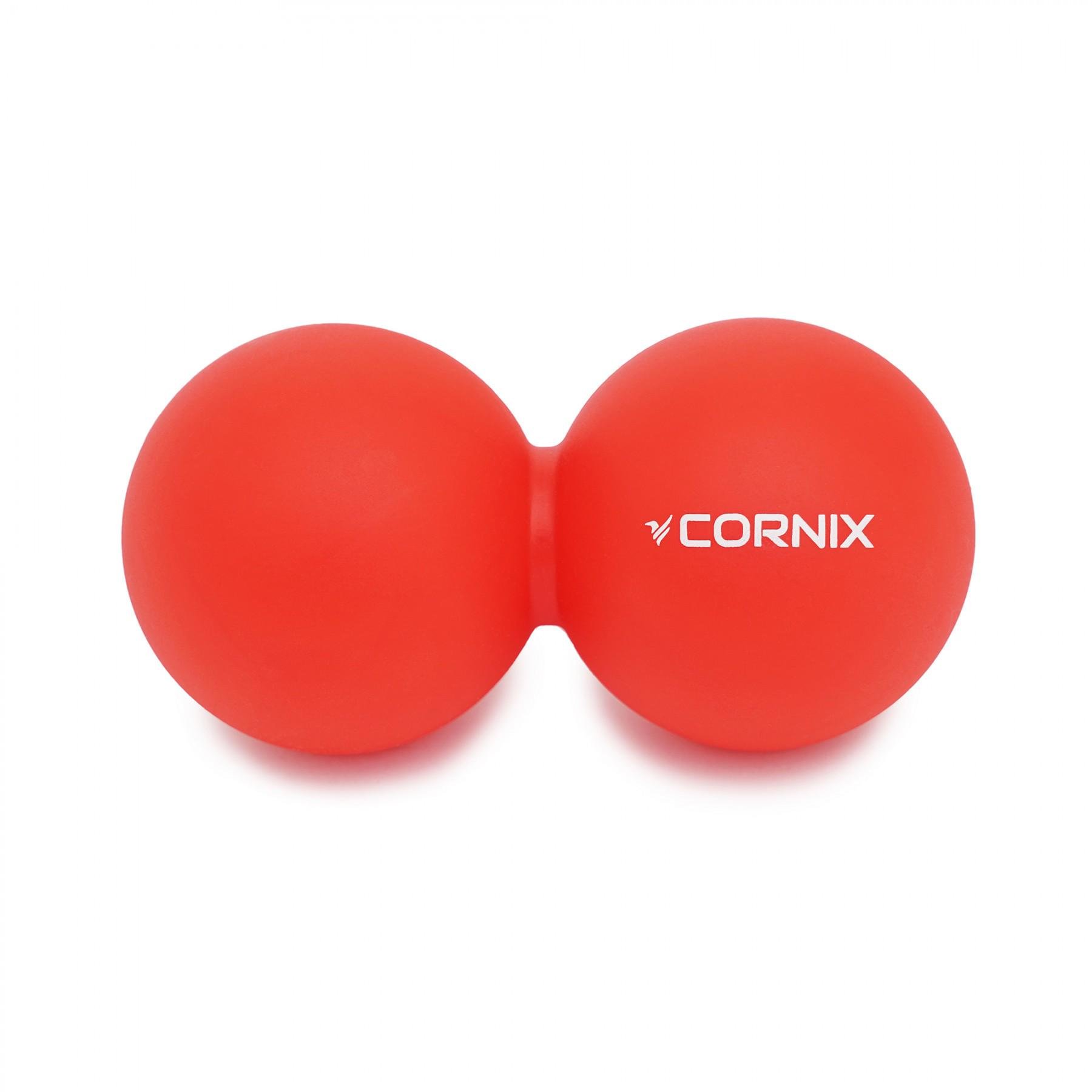 Массажный мяч двойной Cornix Lacrosse DuoBall XR-0112 Red (39258)