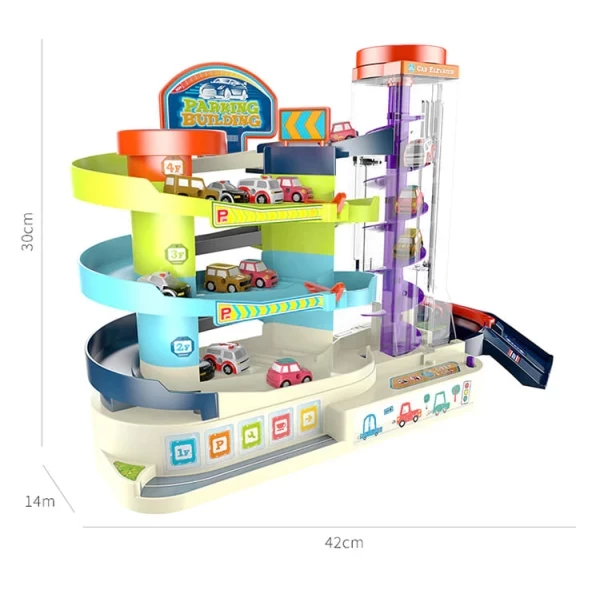 Дитячий музичний гараж для машинок TK Group 799920 з автоматичним підйомником 3 поверхи українська озвучка (2009015728) - фото 9 Дитячий музичний гараж для машинок TK Group 799920 з автоматичним підйомником 3 поверхи українська озвучка (2009015728) - фото 9