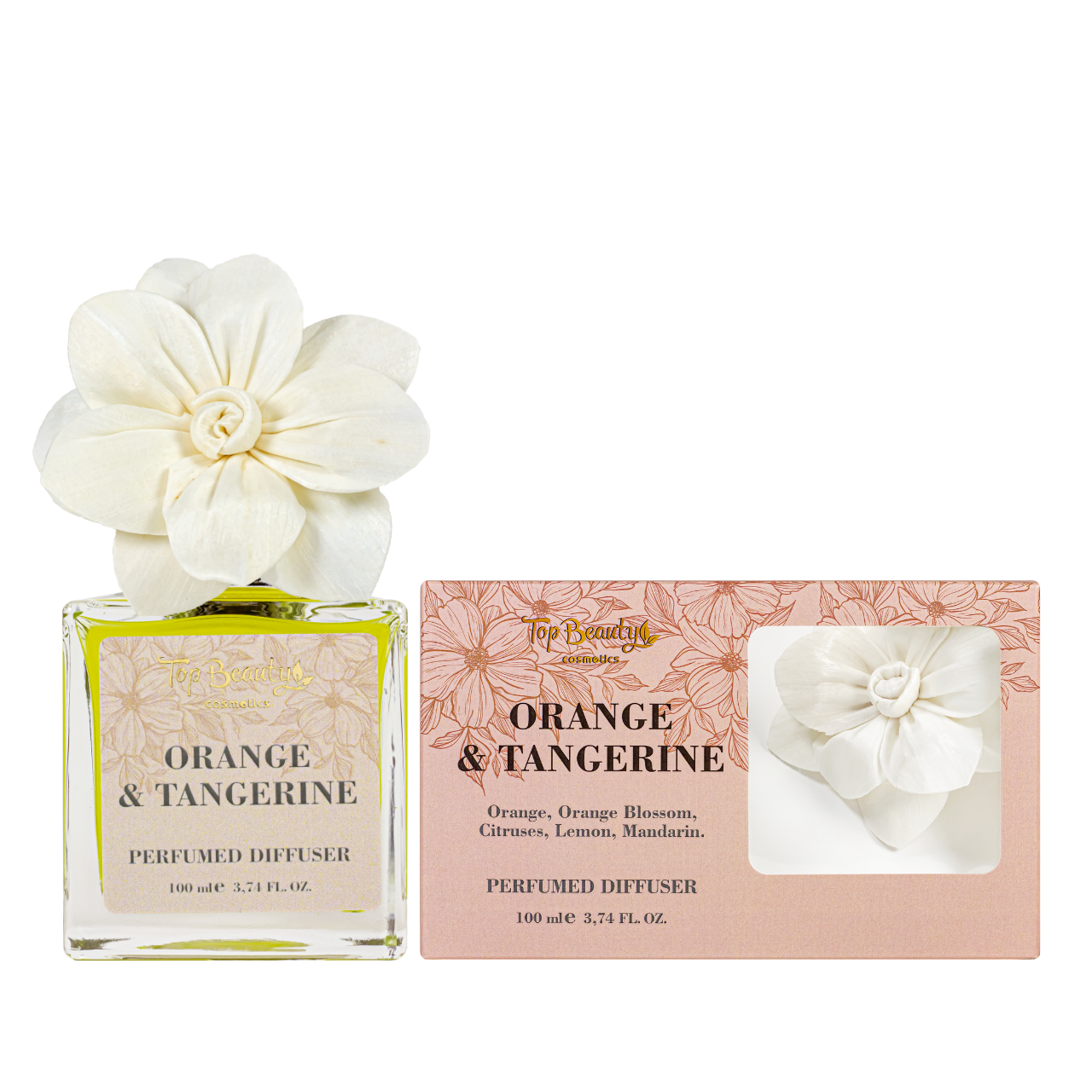 Аромадиффузор для дома Top Beauty парфюмированный Апельсин-Мандарин 100 мл