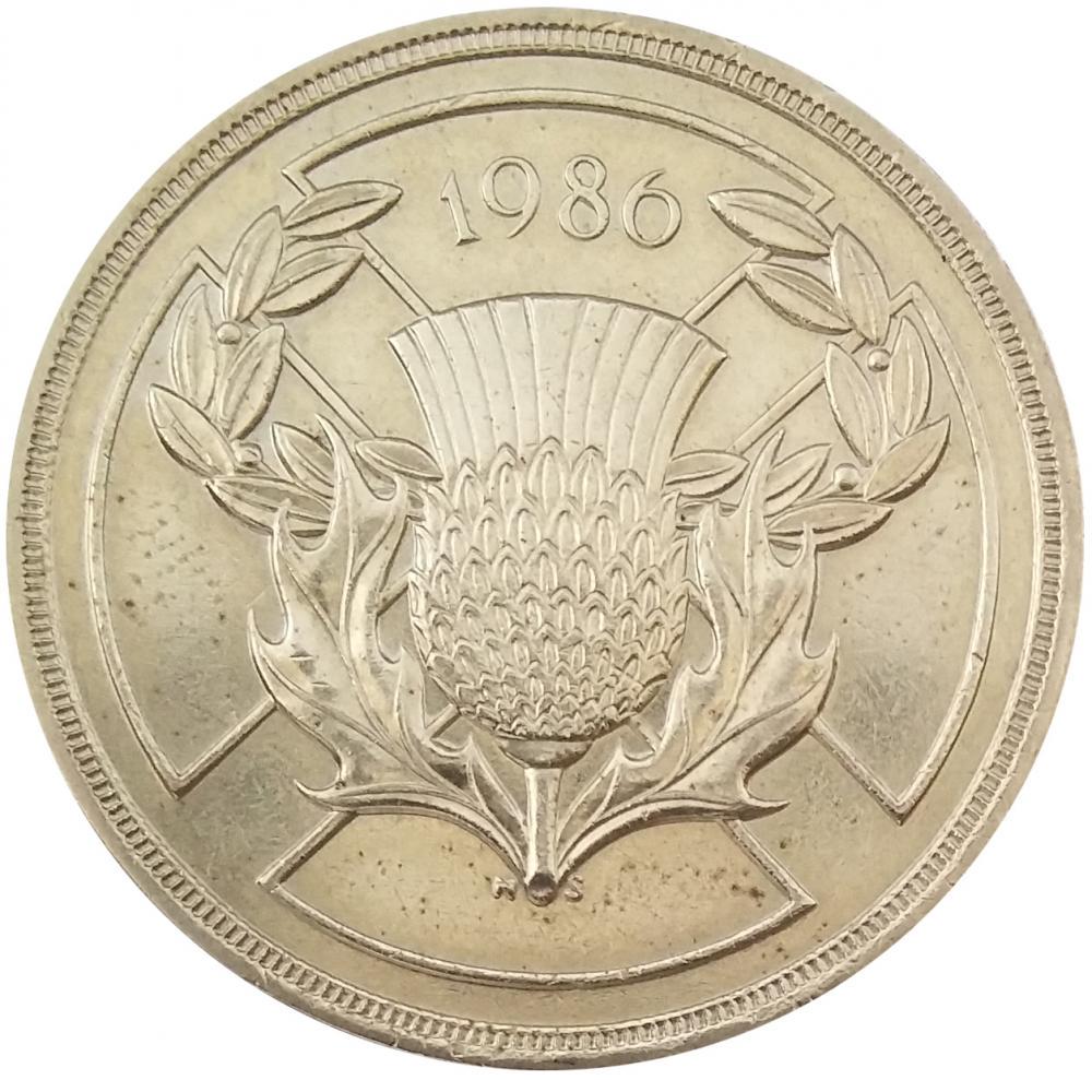 Коллекционная монета Великобритания 2 фунта 1986 F-VF (KM#947)