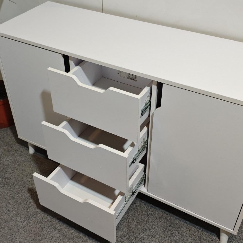 Комод в гостиную М-Зон Борн 1200 Дуб артизан/Белый (MZN-031092) - фото 4