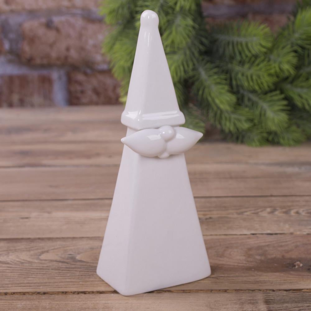 Статуэтка санта треугольный Белый (2776)