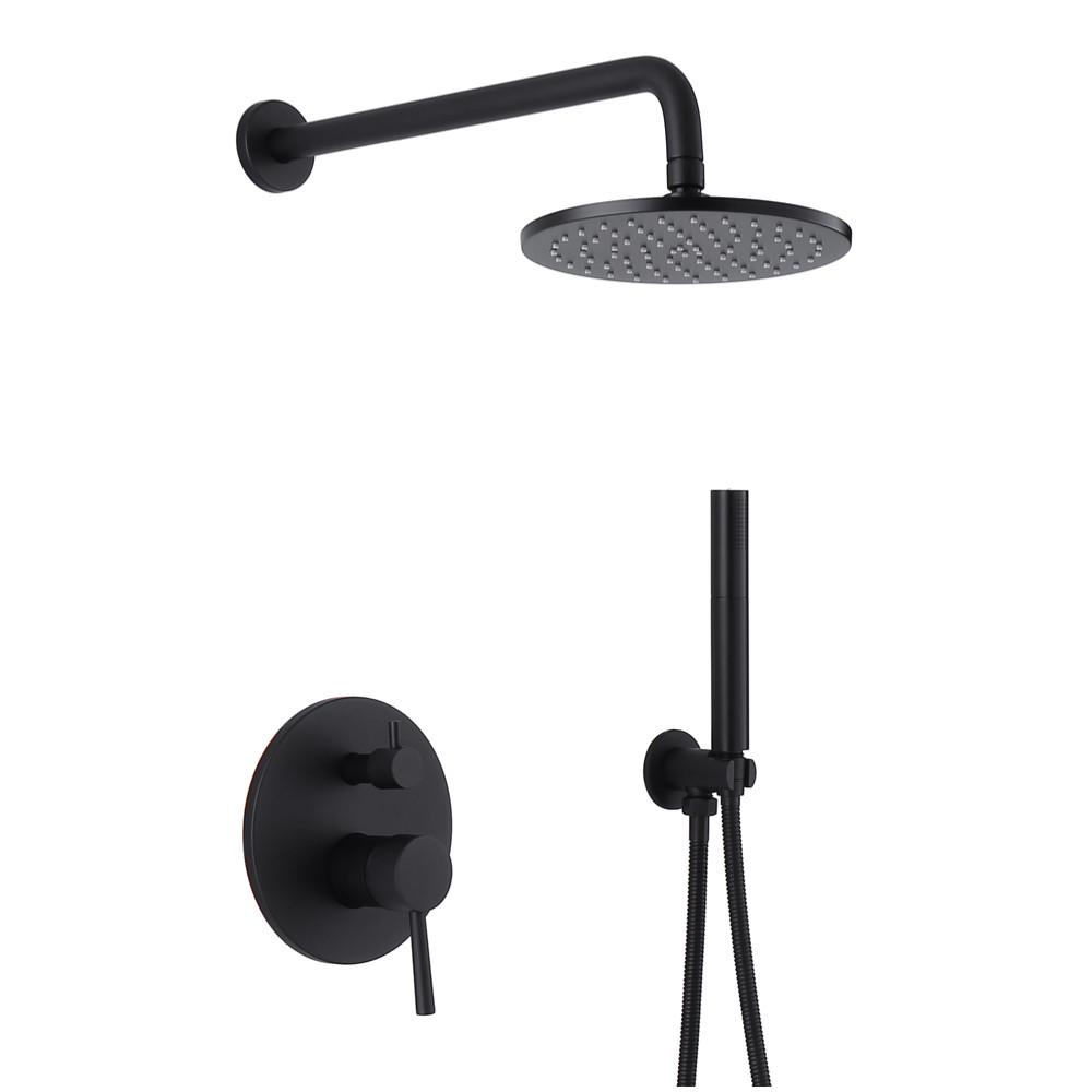 Душевая система Wezer EKO17B-01-Black из нержавеющей стали Черный Душевая система Wezer EKO17B-01-Black из нержавеющей стали Черный