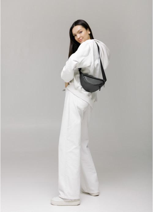 Поясная женская сумка Sambag экокожа/водостойкая Графитовый (2618897947) - фото 5 Поясная женская сумка Sambag экокожа/водостойкая Графитовый (2618897947) - фото 5