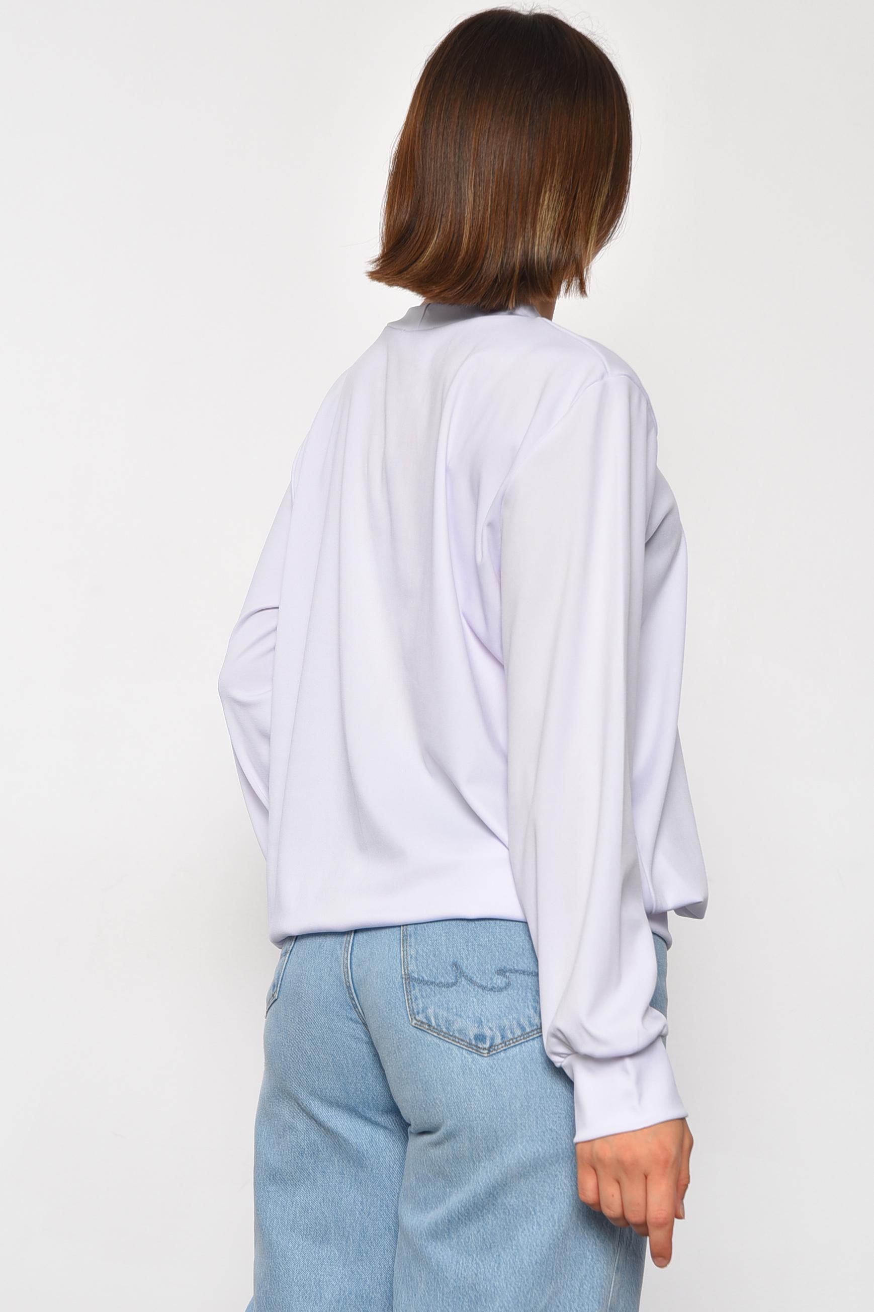 Світшот жіночий з малюнком 2XL-3XL Білий (185601) - фото 3