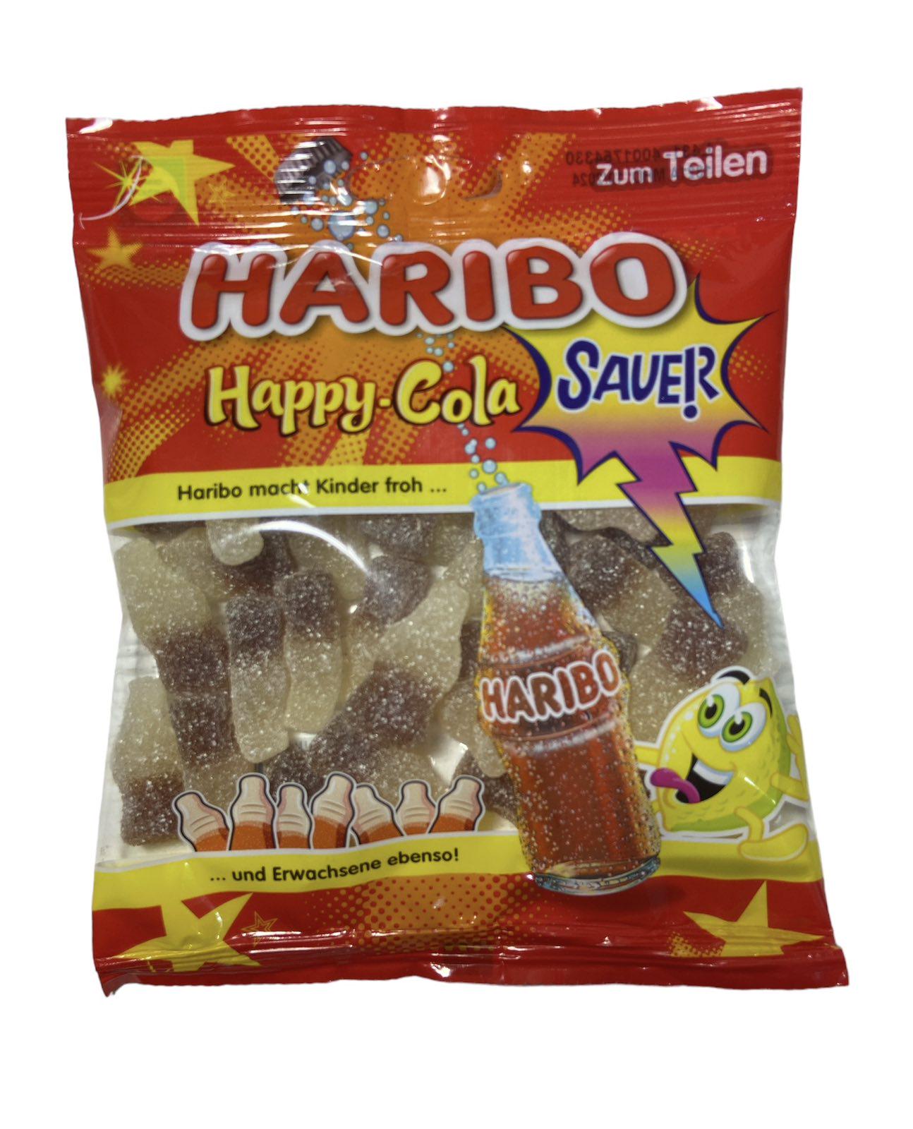 Желейні цукерки Haribo Happy Cola Sauer 175 г (59050)