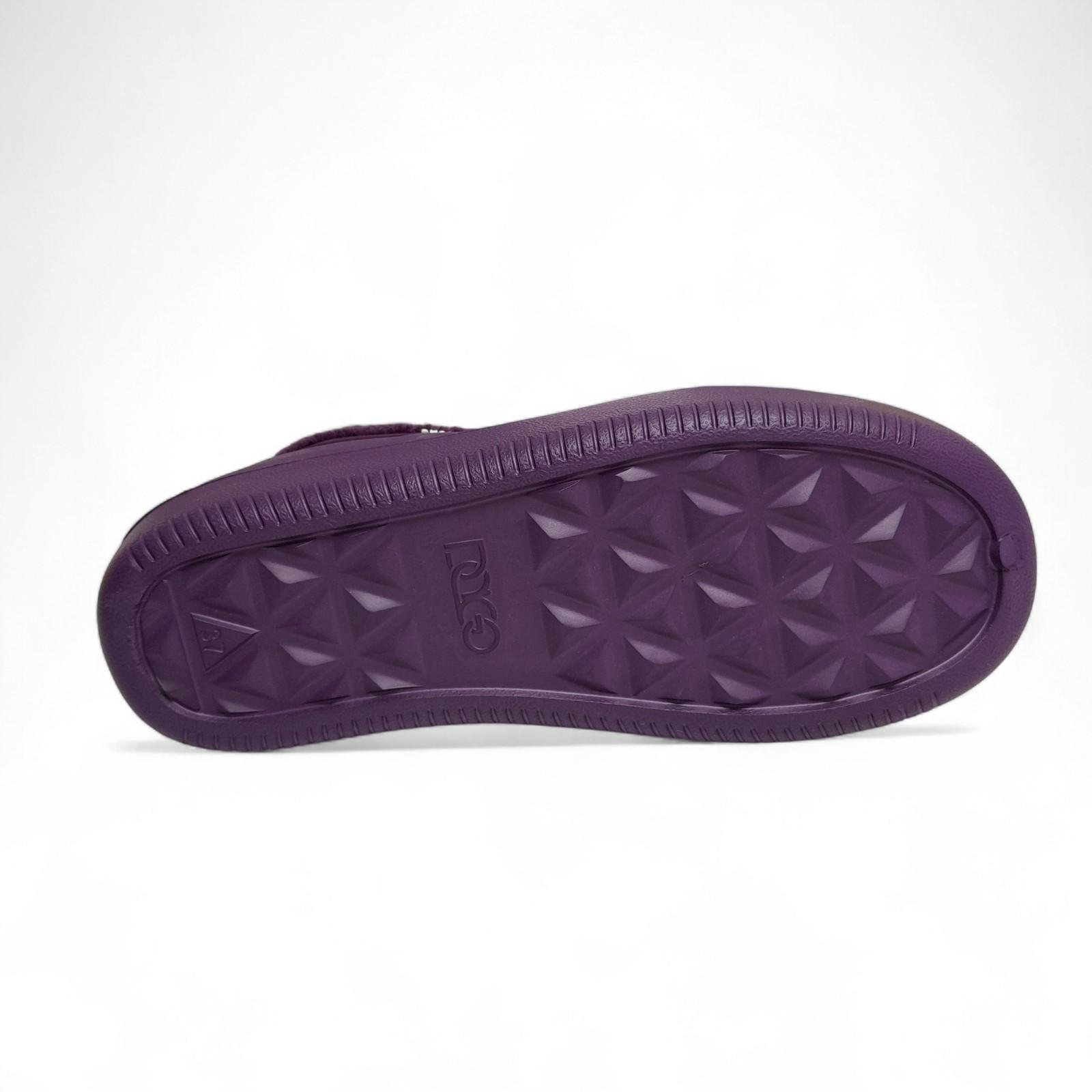 Галоши женские высокие утепленные dagostyle с декоративным мехом р. 39 25,5 см Фиолетовый (2764531892) - фото 5 Галоши женские высокие утепленные dagostyle с декоративным мехом р. 39 25,5 см Фиолетовый (2764531892) - фото 5