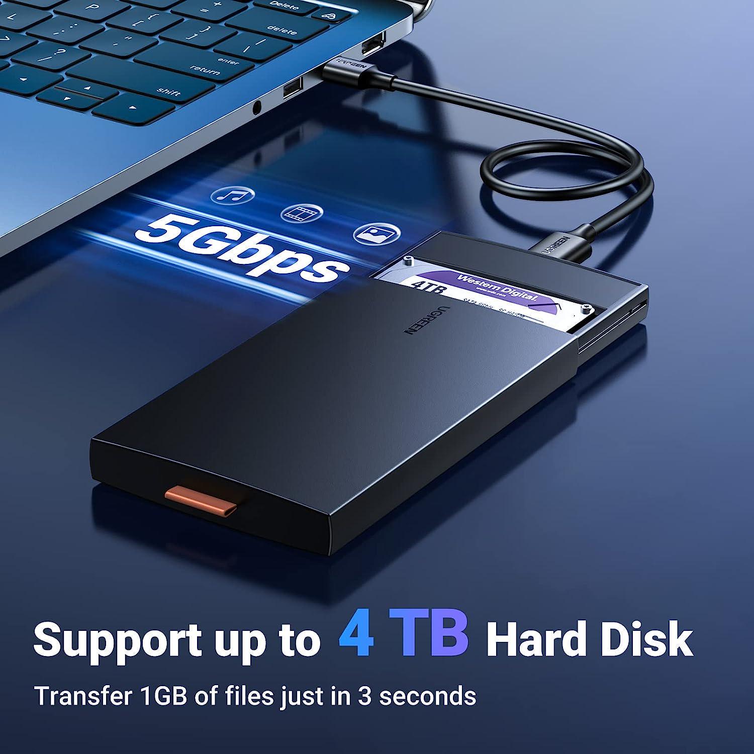 Кабель для жестких дисков UGREEN USB 3.0-Micro USB Type-B 5 Гбит/с USB 3.0 A на Micro-B 1 м Черный (10841) - фото 16