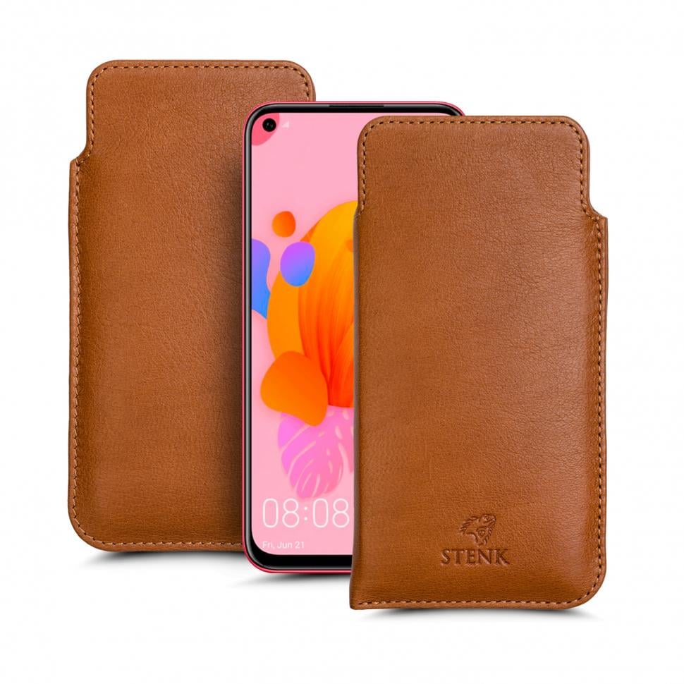 Футляр Stenk Elegance для Huawei P20 Lite (2019) Camel (66020)
