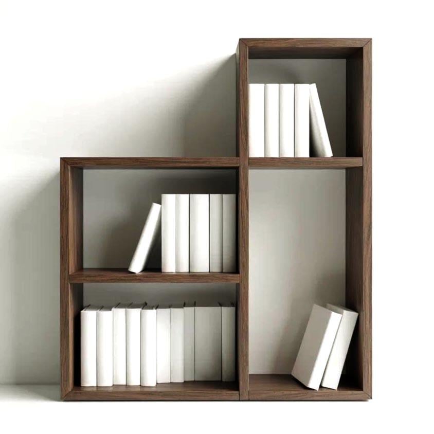 Полка книжная настольная из дерева Гуарана Сепия (КПА-004808)