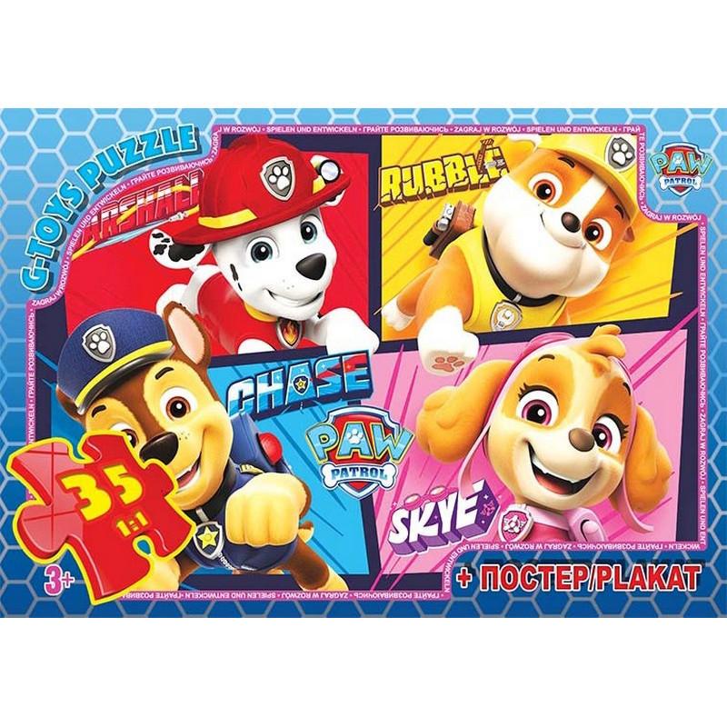 Пазли Paw Patrol PW08905 постер 35 елементів (3074082770)