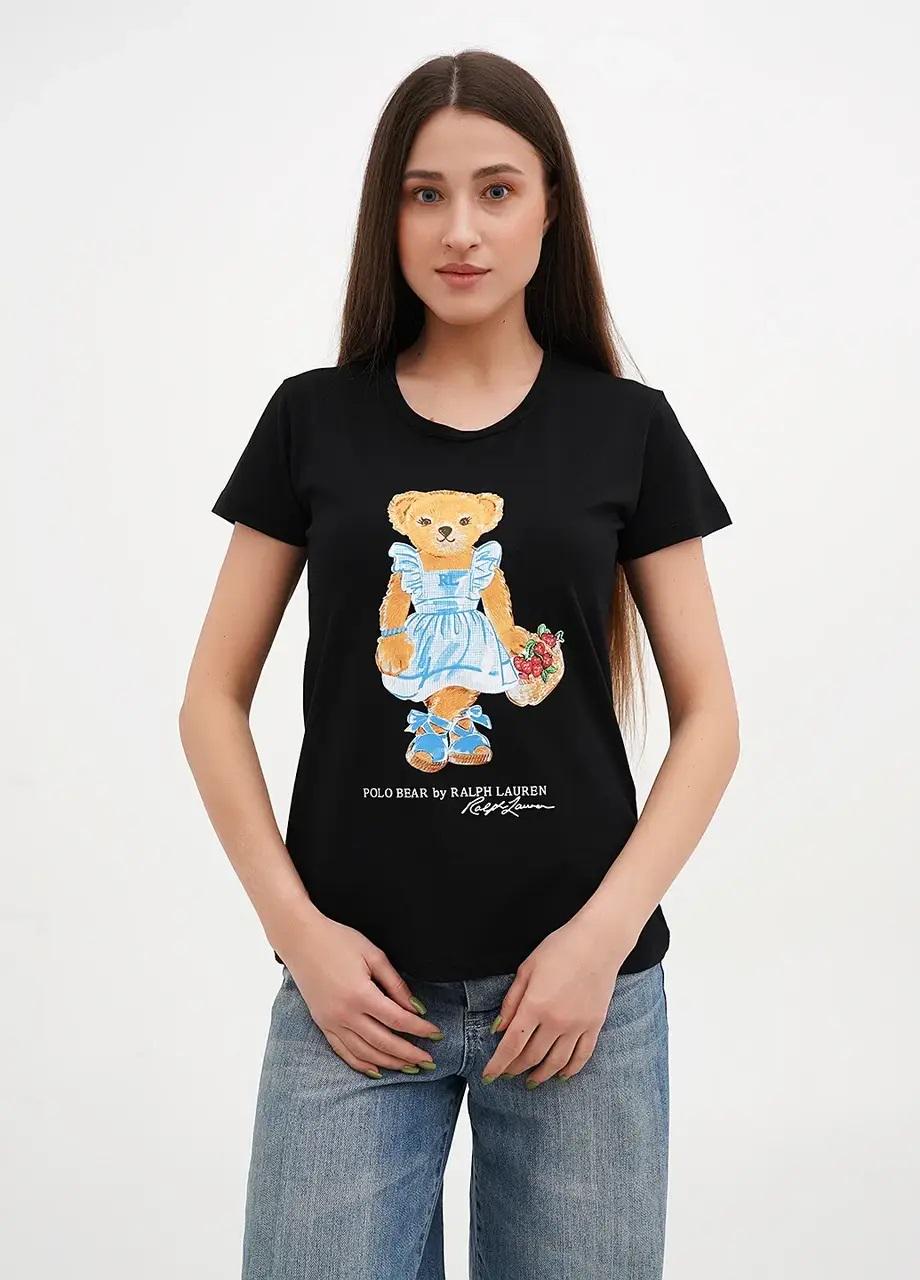 Футболка жіноча Polo Ralph Lauren Bear FS-5027BL 2XL