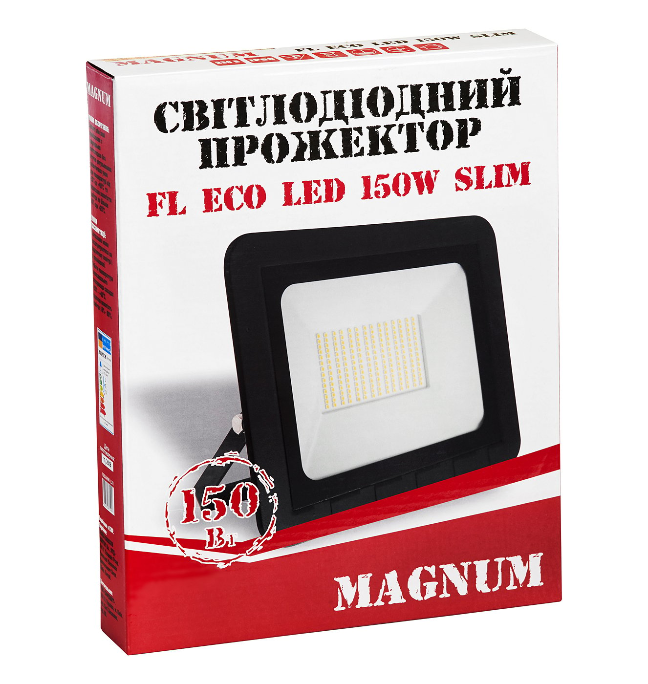 Прожектор светодиодный Magnum FL ECO LED 150 Вт slim 6500K IP65 (90014090) - фото 2