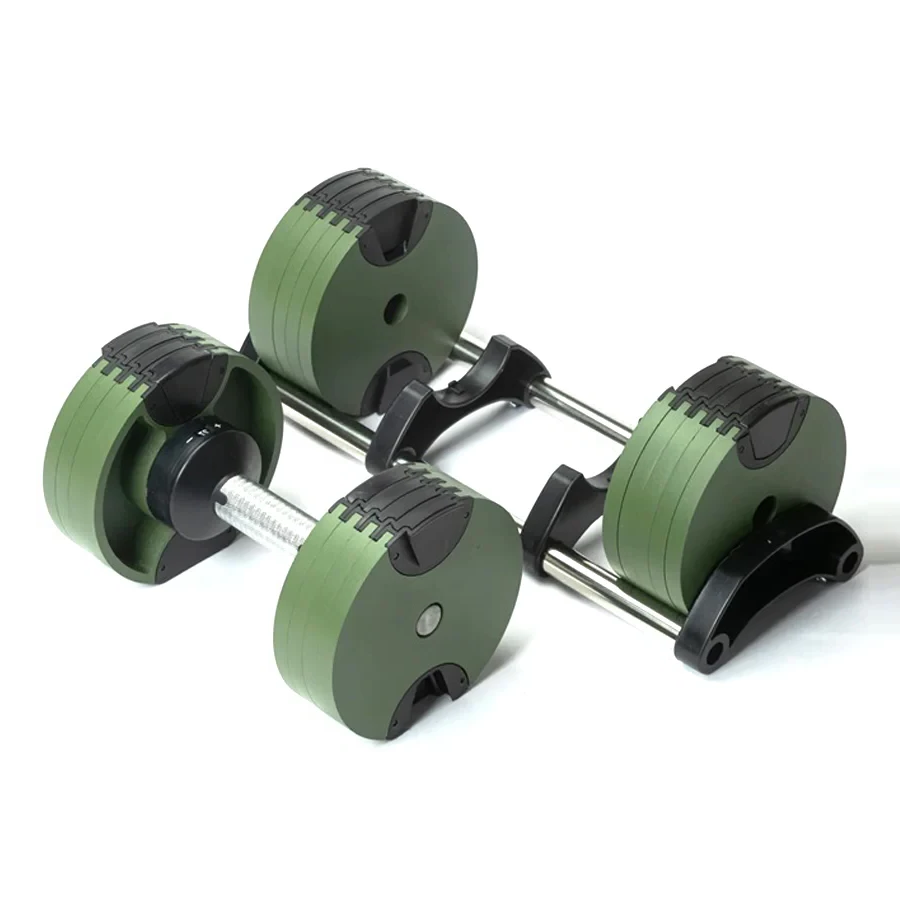 Гантеля стальная разборная регулируемая WCG 24 кг 12 уровней веса 2-24 кг Хаки (01024M1) - фото 2 Гантеля стальная разборная регулируемая WCG 24 кг 12 уровней веса 2-24 кг Хаки (01024M1) - фото 2