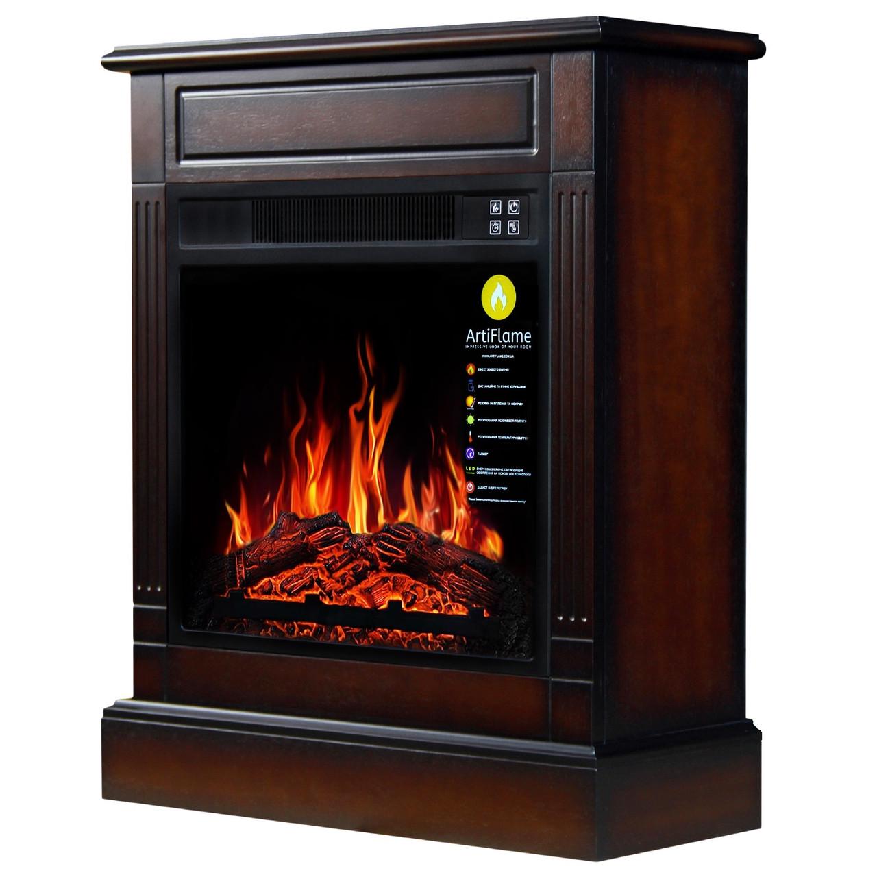 Каминокомплект ArtiFlame SOFIA AF18 Махагон коричневый антик