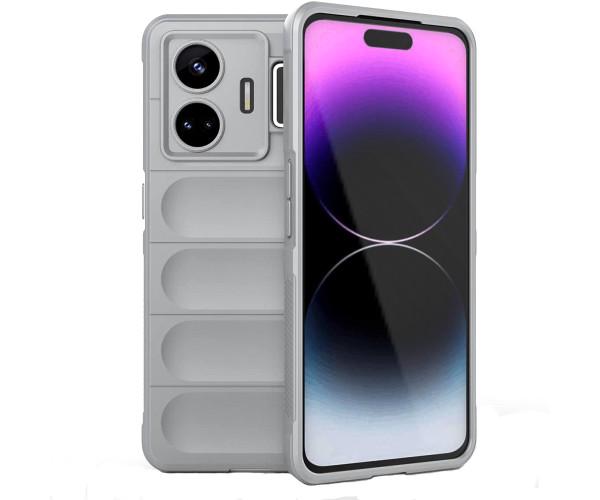 Чехол - накладка Ricco Phantom Shield для Realme GT3 / GT Neo 5 с защитой при падении Светло-серый