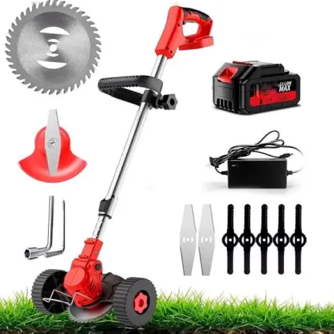 Газонокосилка-триммер аккумуляторная 48 В 2 батареи 2000 мАч 800Вт - фото 9 Газонокосилка-триммер аккумуляторная 48 В 2 батареи 2000 мАч 800Вт - фото 9