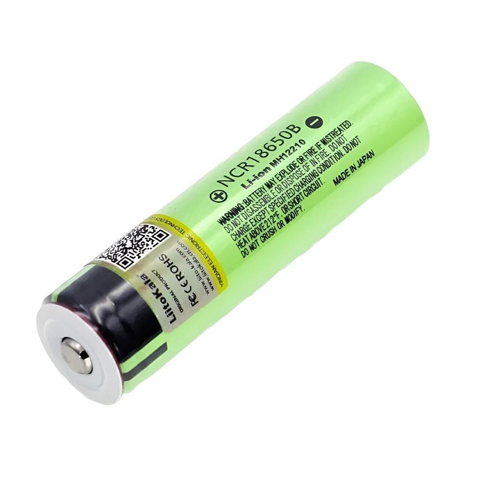 Акумулятори Liitokala 18650 3,7V Li-ion 3400 mAh з опуклим контактом плюс для павербанків/ліхтарів (14277955) - фото 3