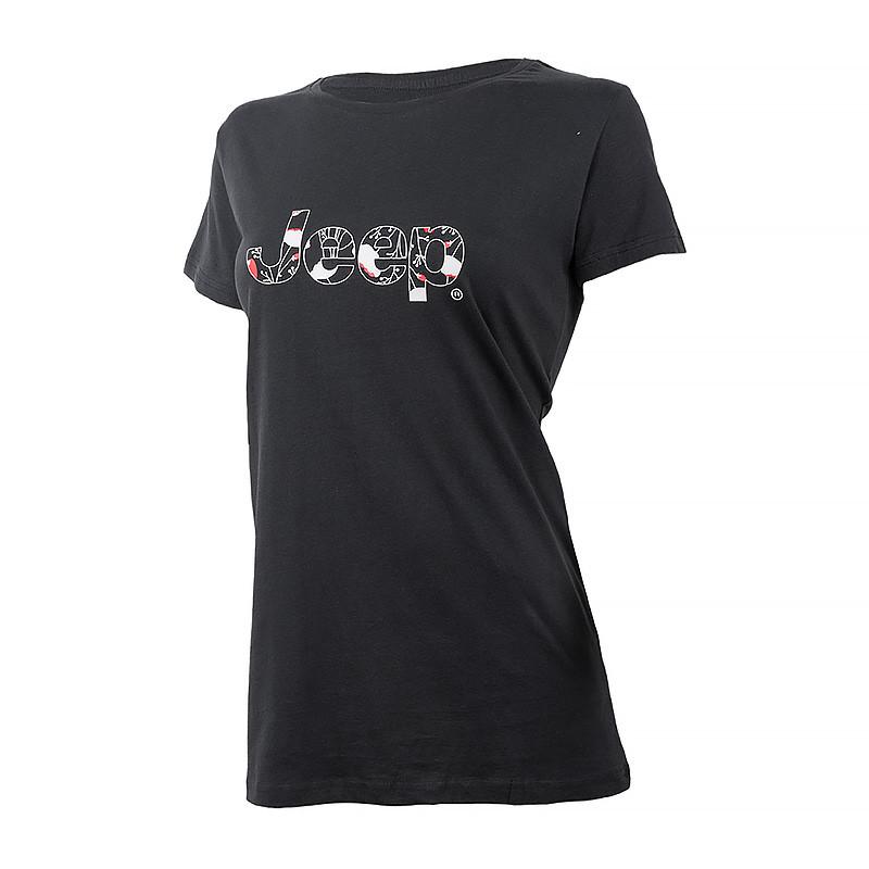 Футболка женская JEEP T-SHIRT Botanical Print J22W L Черный (O102612-B000 L)