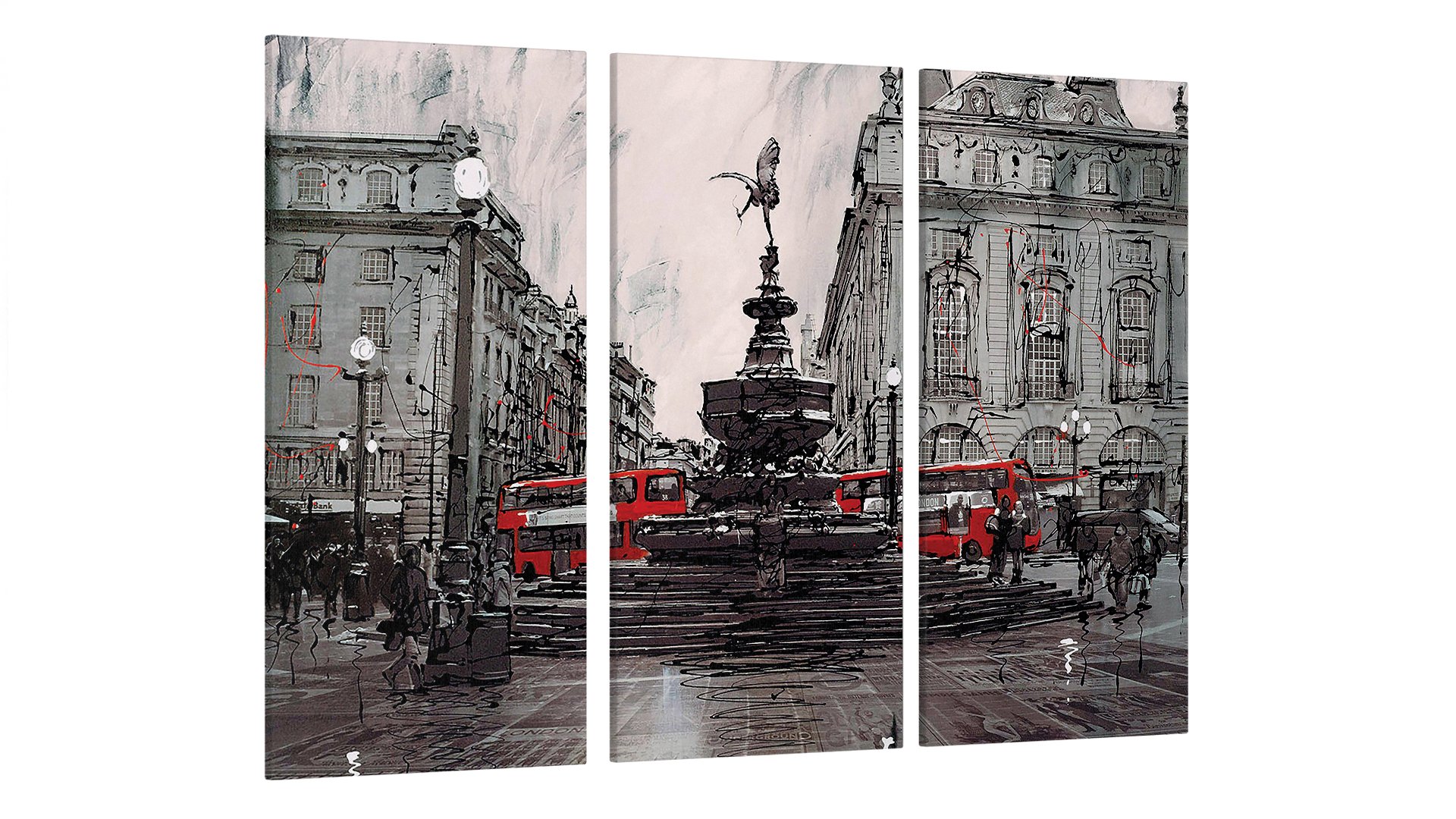 Картина модульная Архитектура Лондон (Art-113_XXL)