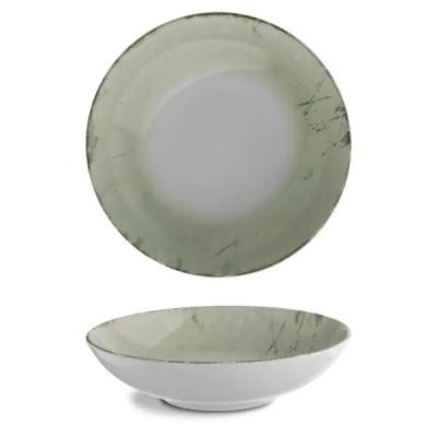 Тарілка глибока G.Benedikt Isabelle 22 см Stone Green (ISC1922-K0010) - фото 2 Тарілка глибока G.Benedikt Isabelle 22 см Stone Green (ISC1922-K0010) - фото 2