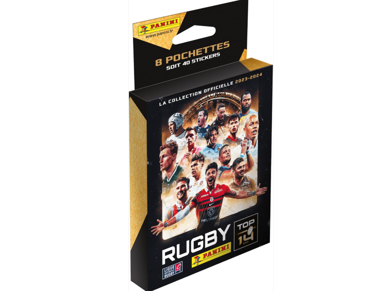 Блістер Panini Rugby Top 14 2023-2024 8 кишень 40 стікерів