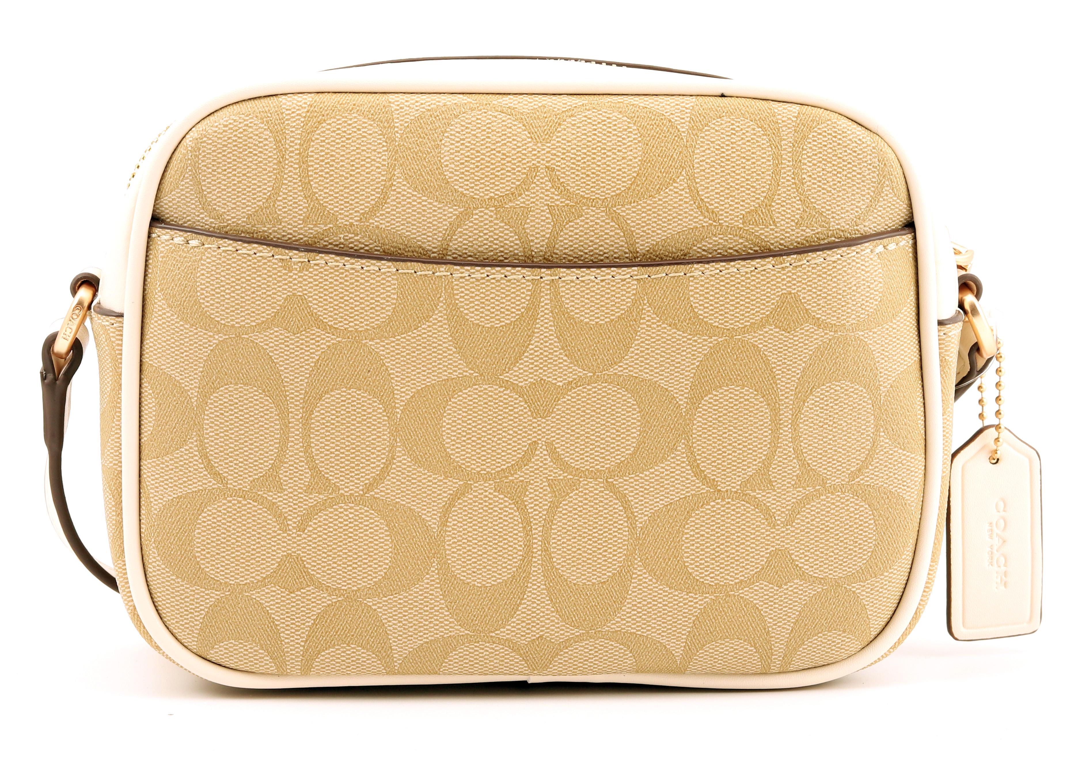 Сумка женская Coach Mini Jamie Camera Bag Light Khaki/Chalk