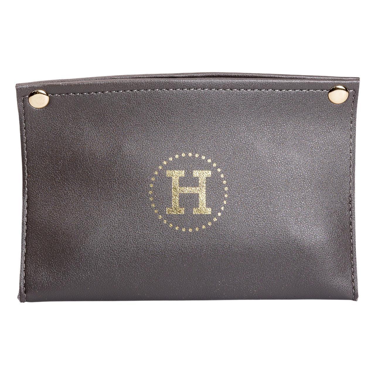 Салфетница из экокожи автомобильный HP-3-213G 20х7,5х11,5 см Серый (A-033512) - фото 4