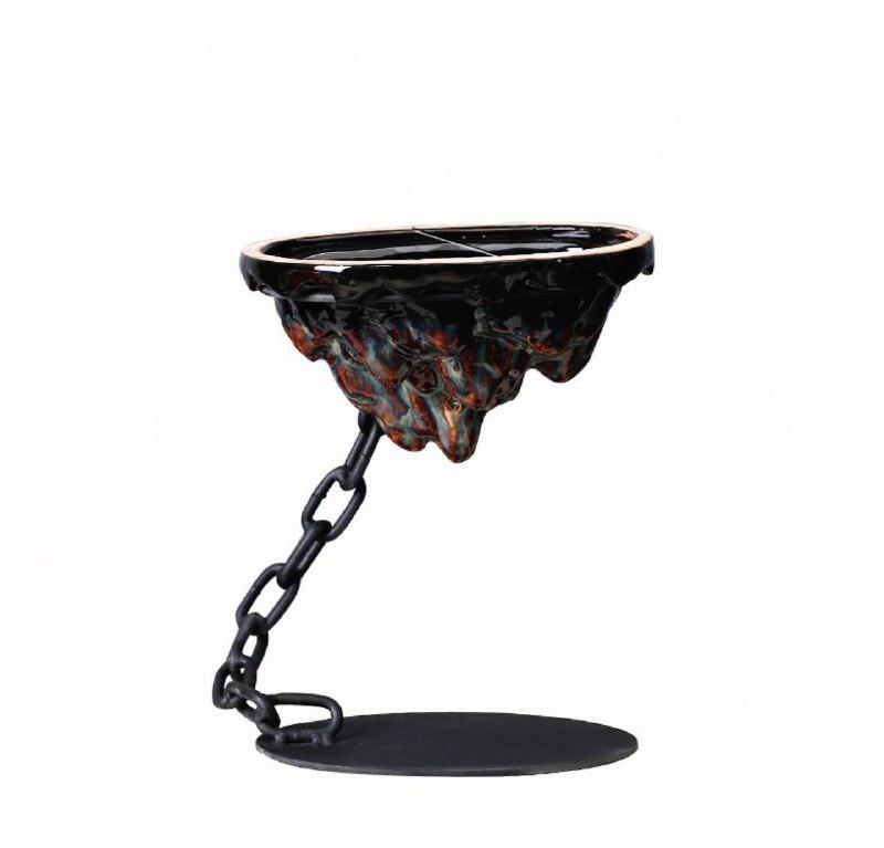 Кашпо Вулкан на ланцюжку 17,5x9x21 см (15866)